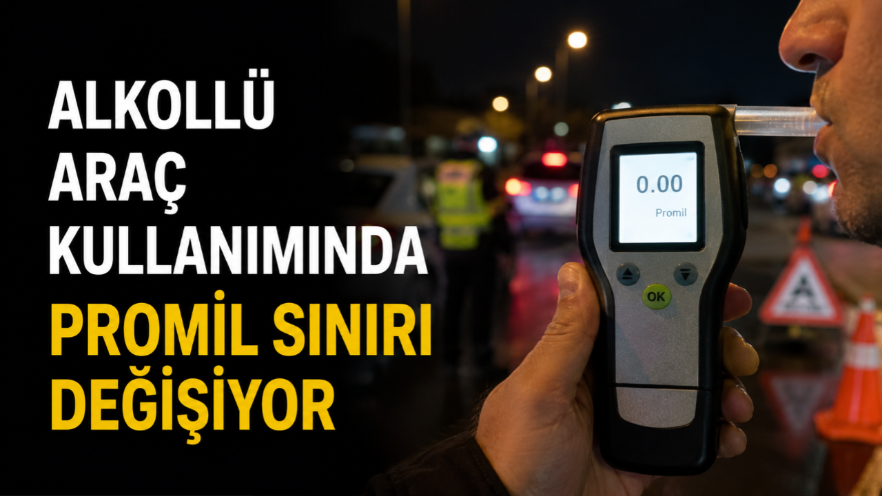 Alkollü Araç Kullanımı Promil Sınırında Büyük Değişiklik Geliyor