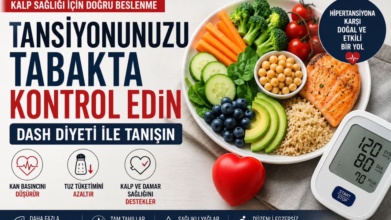 Tansiyonunuzu Tabakta Yönetin: DASH Diyeti İle Tanışın
